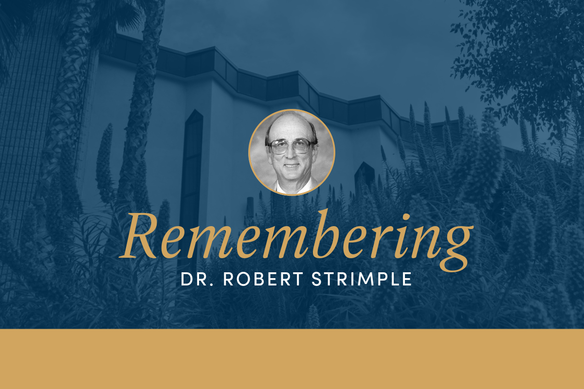 Remembering Dr. Robert Strimple Westminster Seminary California